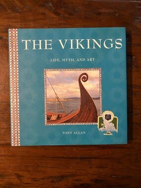 The Vikings Hardcover Book by - Teal Cover